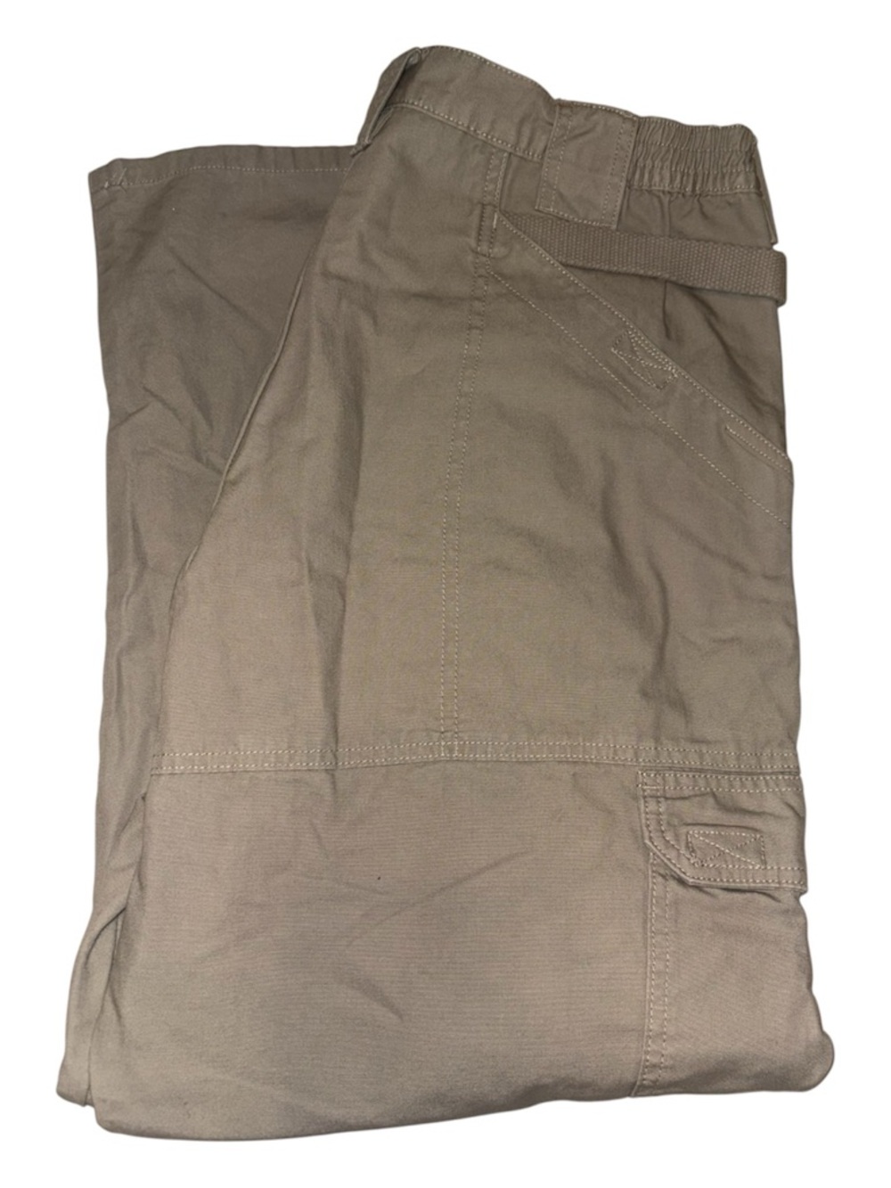 5.11 Tactical Series Cargo Pants Mens Size 36x30 Tan Snap Closure.